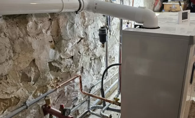 Remplacement d'une chaudière gaz à Damparis, Dole, SARL Antoine Ryat